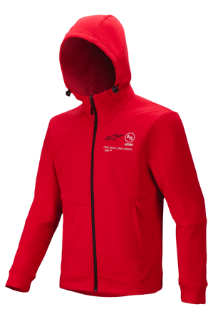 Giacca Enduro Alpinestars RacerMx Fleece Rosso Vivo XL