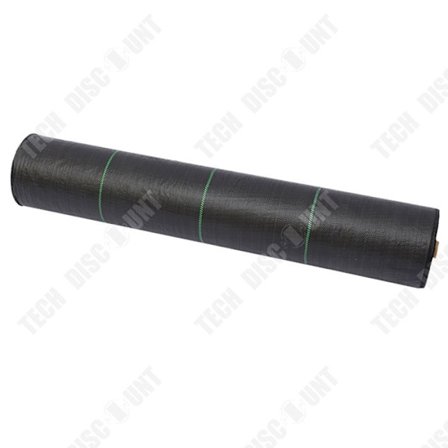 Strukturduk - TECH DISCOUNT - 4x25m - Svart - PP - Hållbar och genomsläpplig