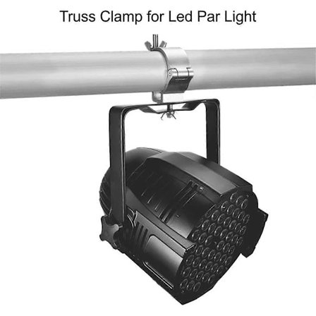 12 stk. Premium Truss Clamp Stage Light Clamp, 2 tommers aluminium lysklemmer for Truss, Passer for 48-52mm OD rør/pipe