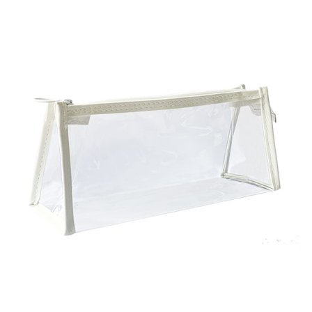 Gennemsigtig blyantæske (hvid)