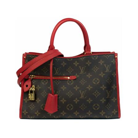 Louis Vuitton Vintage Pre-owned Popincourt Taske Brun, Dame Vintage Tasker, Størrelse: ONE Size