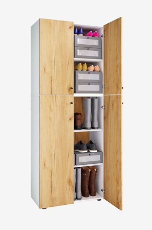 VCM - Skoskab Lona Xxl 5 rum - Flerfarvet - Hylder & opbevaring - Fra Homeroom