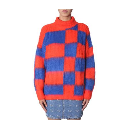 Msgm, Turtlenecks Oranje, Dames, Maat:S