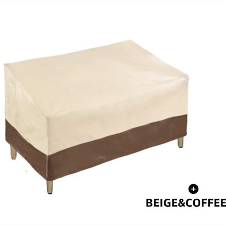 2-seters kraftig uteplass benk loveseat trekk, vanntett utendørs