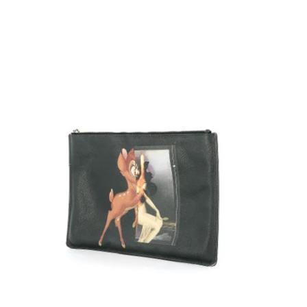 Givenchy Pre-owned, Pre-owned Coated canvas pouches Zwart, unisex, Maat:ONE Size,print