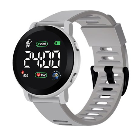 Digital LED-klocka för barn, vattentät, automatisk datum, veckokalender, sportarmbandsur för pojkar och flickor, mode elektronisk klocka