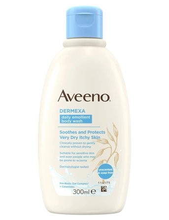 Aveeno Aveeno Dermexa Daily Emollient Body Wash 300 Ml - White - 300 ML