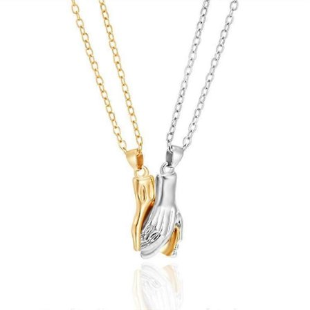 2 st Hand i Hand Par Halsband Magnetiska Halsband Ömsesidig Attraktion Löfte Långdistans Kärleksgåva