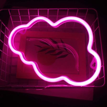 Neon-valot yhteensopivat makuuhuoneen neonkylttien kanssa, LED-neonseinämerkki, pilvi neonlampun merkki, yhteensopiva lasten, kodin, ravintolan, 