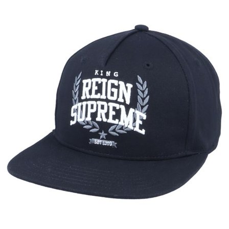 King Apparel - Svart snapback Keps - Earlham Tech Black Snapback @ Hatstore