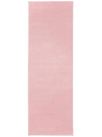 Anna Indoor/Outdoor Rug Washable 80X200 Small Pink Plain (Single Colored) Runner