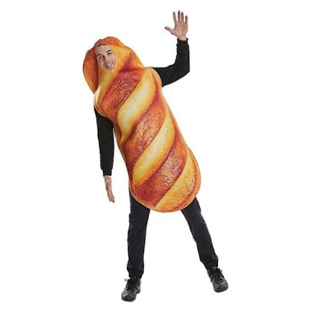 Brød Baguette Cosplay Kostume Jumpsuit Til Voksen Unisex Mad Tunika Halloween Jul Karneval Party Fancy Dress