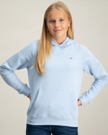 GANT SHIELD HOODIE Blau Hoodies/Kapuzenpullover Mädchen - Kidsbrandstore