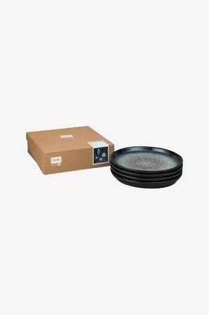 Denby - Lautaset Coupe Halo, halkaisija 26 cm, 4/pakk. - Musta - Lautaset - - Homeroom