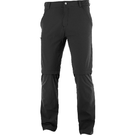 Salomon Men's Wayfarer Zip Off Pants Men hiking trousers Black 52