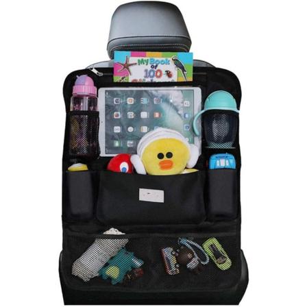 Istuimen selkänojan säilytyspussi - musta yksittäinen kappale