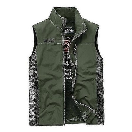 Herre Udendørs Sommer Arbejdsvest Forår Multi-lommer Taktisk Vest Stor Størrelse M-6XL Mand Vandring Fiskeri Ærmeløse Jakker-Perfet