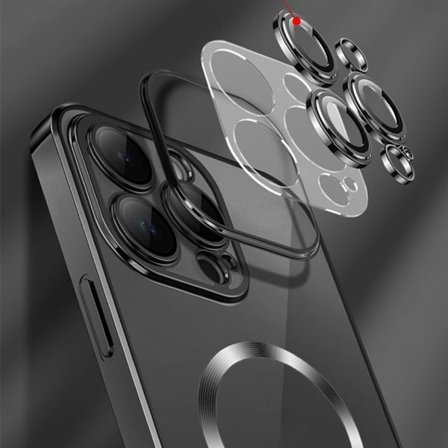 Wozinsky Galvaniserat Magsafe-fodral för Samsung Galaxy S24 FE - silver