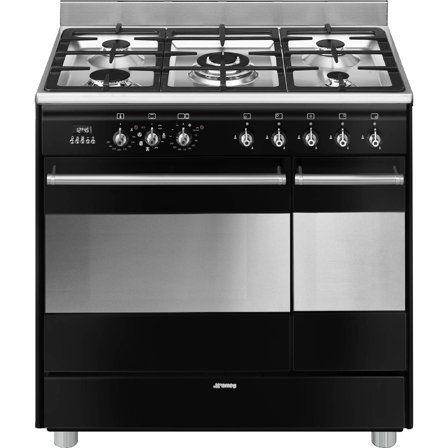 Smeg - Komfyr SCB92MN8 Svart
