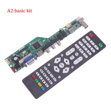 Universal LCD TV Controller Driver Board analog TV moderkort