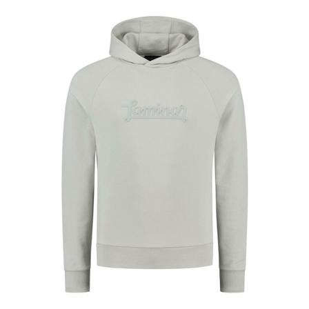 Herno Hoodie - 3 -wire diag sweatshirt Grå, Herre