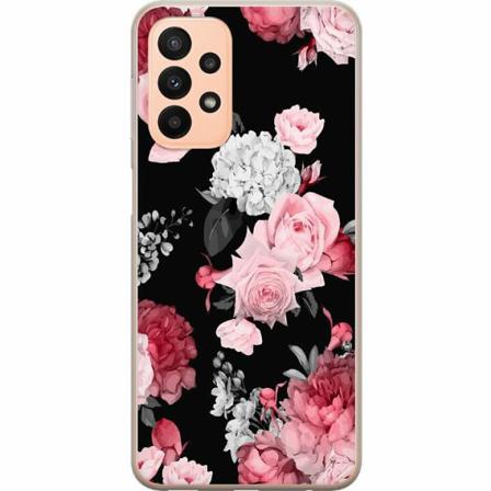 Samsung Galaxy A23 5g Genomskinligt Skal Blommor