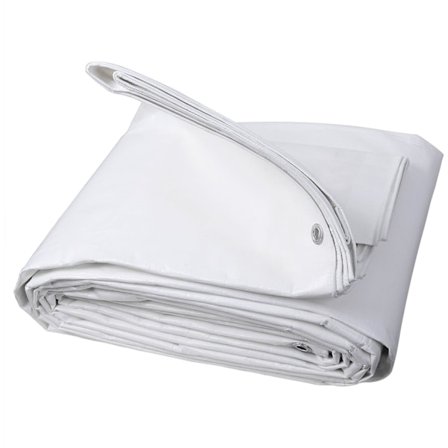 Beskyttende presenning i PE 180g/m² 4x6m, vanntett, med rustfrie øyemottak, vanntett presenning for å dekke tre, bygning, lastebil