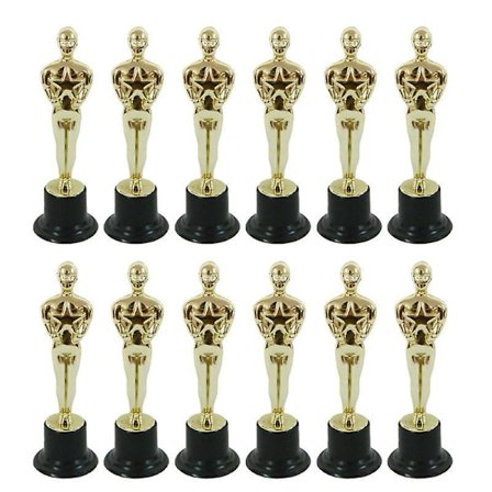 12pcs Oscar Statuette Mold Reward The Winners Magnificent Trophies In Ceremonies
