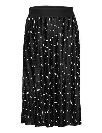 Kogelema Aop Skirt Jrs Dresses & Skirts Skirts Midi Skirts Svart Kids Only