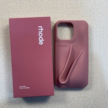 Haili Rhode Lipgloss Silikone Egnet til Apple 15Pro Telefon Cover iPhone 16 Sæt