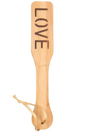 Love Word Bamboo Paddle 32 cm Lätkä
