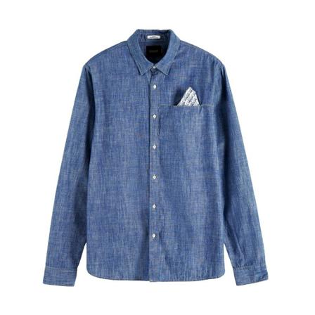 Scotch & Soda Shirts Blå, Herre Skjorter
