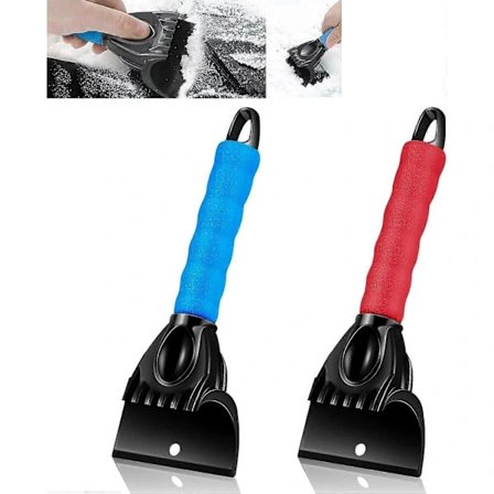 {PL}Jääraappa auton ikkunalle 2 kpl Tuulilasin raappa pehmeällä otteella Ei