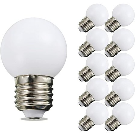 10-pack E27 LED-lampor Kalla vita 1W E27-sockel Kalla vita Dim