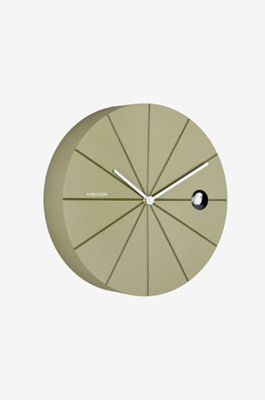 Karlsson - Veggklokke Destacado Cuckoo - Grønn - Veggklokker & bordklokker - Fra Homeroom