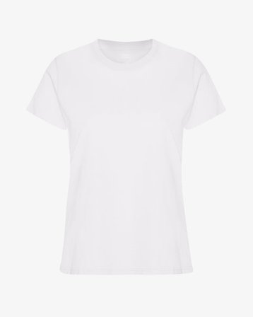 Women Light Organic Tee - Optical White - Female - S
