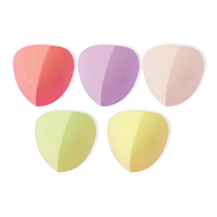 Sminksvampset - Skönhetssvamp för Foundation - Flerfärgade Sminksvampar