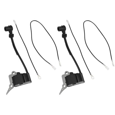 2X Motorsågsdelar Trimmer 2500 25CC Motorsågar Tändspole för Trädgårdsmaskiner