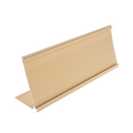 Guldsilverskylt Aluminiumlegering Namn Skrivbord Plaketthållare Kontorskola 9x24cm