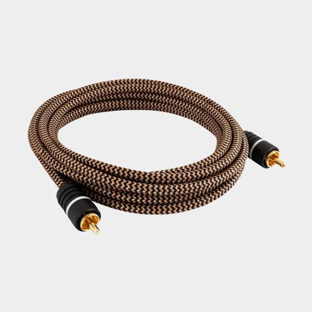 RCA-Kabel für Subwoofer Proson, 3 Meter, RCA (Stecker) zu RCA (Stecker) - Boot