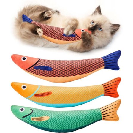 Katte leker - Saury - 3-delt sett - 23cm