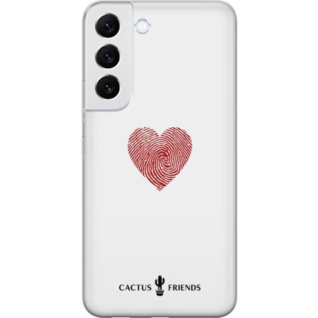 Yhteensopiva Puhelinkuori Samsung Samsung Galaxy S22 5G Cactus and Friends - Fingerprint Love
