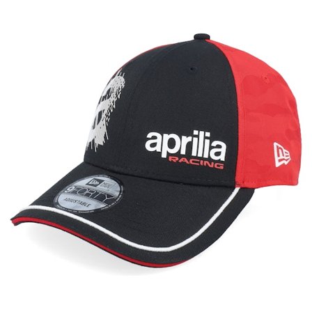 New Era - Motor Noir adjustable Casquette - Aprilia Racing Seasonal 9FORTY Black/Red Adjustable @ Hatstore