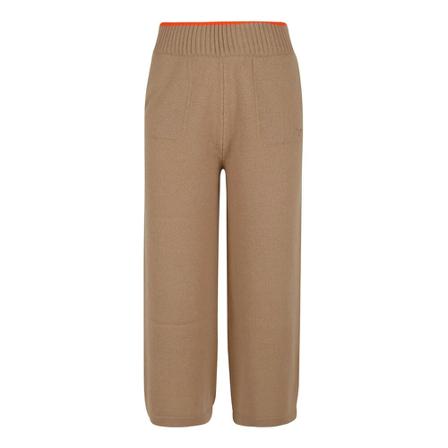 Msgm, Wide Trousers Beige, Dames, Maat:S