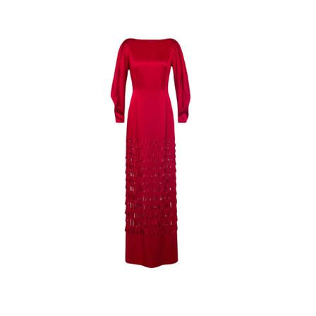 Alberta Ferretti Maxi Kjole Rød, Dame