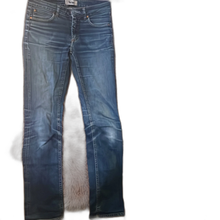 Blå raka jeans från Acne