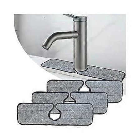 Køkkenvask Vandhane Stænkmåtte Anti-Stænkmåtte Mikrofiber Absorberende Måtte 1 stk