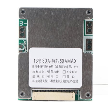 13S 30A Litiumakun Lataussuojauskortti BMS PCB tasapainolatauksella