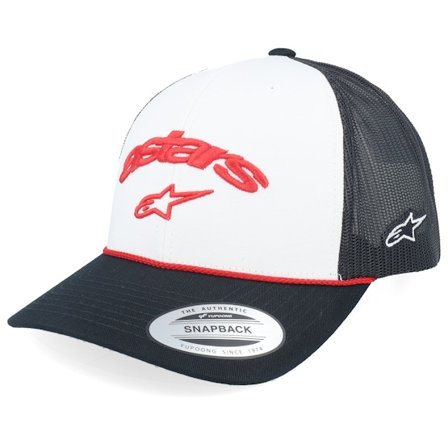 Alpinestars - Weiss Cap - Agree Hat White/Black Trucker @ Hatstore
