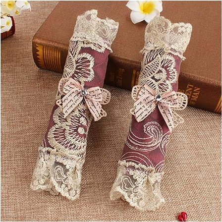 Dobbeltdørs kjøleskapshåndtak Deksel Stoff Håndtak Deksel Dørhåndtak